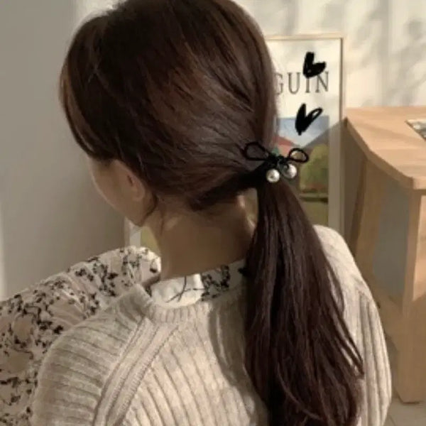 [BUNJANG] Hair Tie Claw Clip Set / 머리끈 집게핀