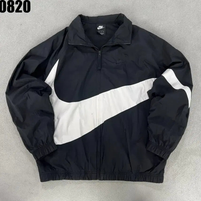 [BUNJANG] Nike Big Swoosh Windbreaker Black XL / 나이키 빅스우시 바람막이 블랙 XL