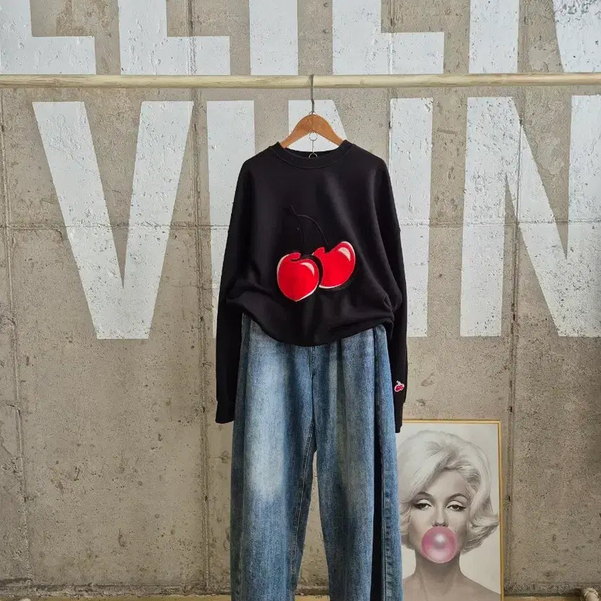 [BUNJANG] Kirsh Oversized Long Sleeve Sweatshirt / 키르시 오버틱한 긴팔맨투맨(TS2