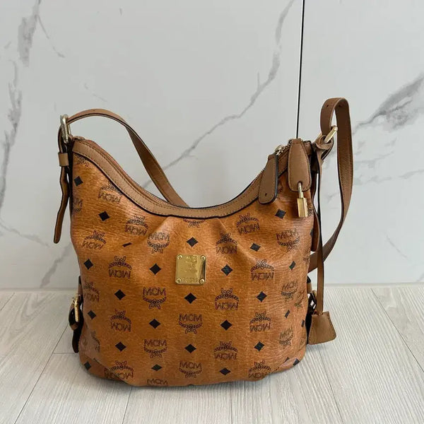 [BUNJANG] MCM Visetos Hobo Bag Small / MCM 비세토스 호보백 스몰