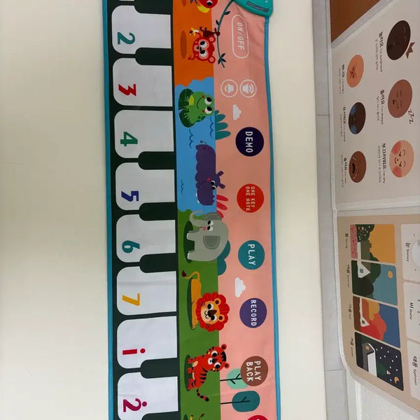 [BUNJANG] Animal Musical Play Mat with Keyboard / 음악 놀이 매트 동물 건반