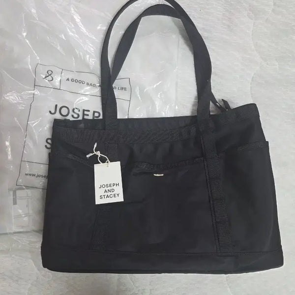 [BUNJANG] Joseph & Stacey Daytrip Light Shopper M Black Bag / 조셉앤스테이시 쇼퍼백 M 블랙