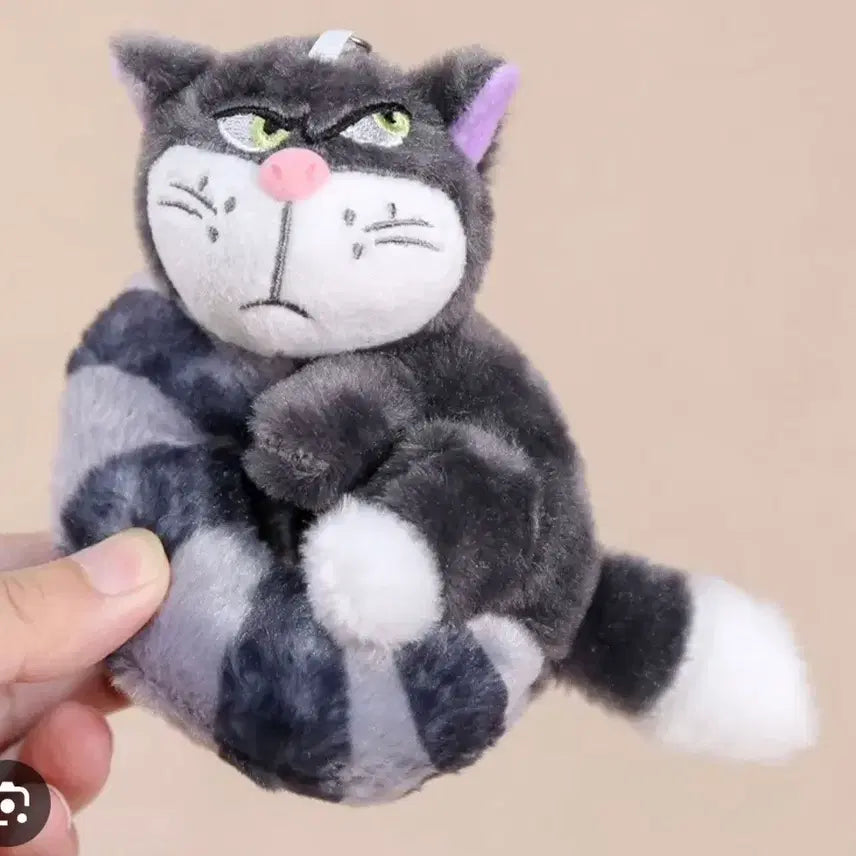 [BUNJANG] Disney Lucifer Cat Charm Bag Charm / 디즈니 루시퍼 고양이 키링 가방고리