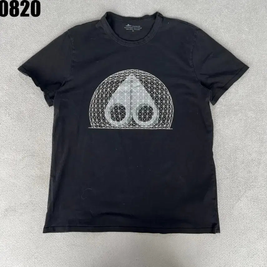 [BUNJANG] Moose Knuckles Black T-Shirt L / 무스너클 반팔 티셔츠 블랙 L