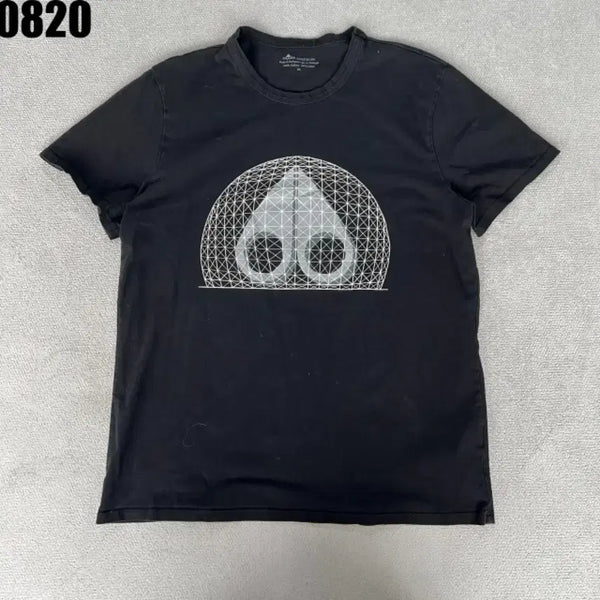 [BUNJANG] Moose Knuckles Black T-Shirt L / 무스너클 반팔 티셔츠 블랙 L