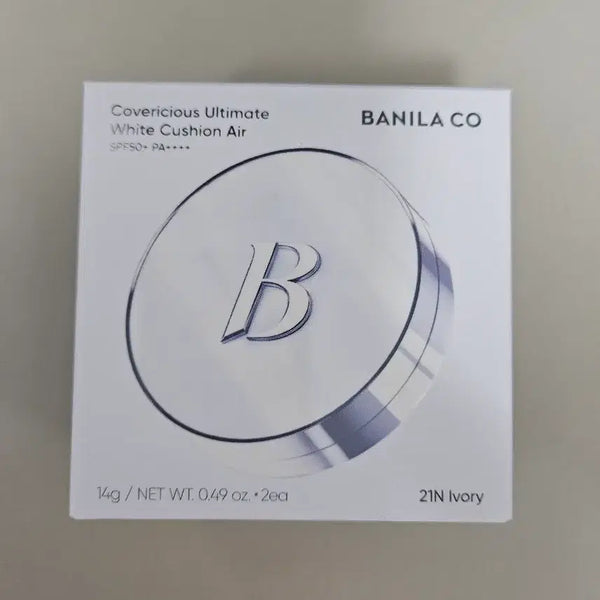 [BUNJANG] Banila Co. Ultimate White Cushion Air Set (Main + Refill) / 바닐라코 얼티밋 화이트 쿠션 에어 기획(본품+리필)