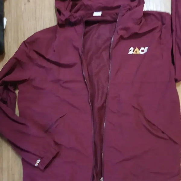 [BUNJANG] 2ACE Windbreaker Jacket Burgundy Free Size / 2ACE바람막이 자켓/프리105