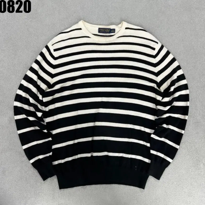 [BUNJANG] Polo Golf Striped Knit Sweater (Size S) / 폴로 골프 스트라이프 니트 S