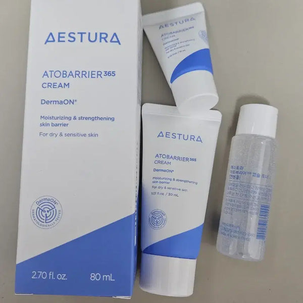 [BUNJANG] Aestura Atobarrier365 Cream 80ml Special Set (with 30ml Cream, Mini Toner, Mini Cream) / 에스트라 아토베리어365 크림 80ml 기획(+크림30ml+미니토너+미니크림)