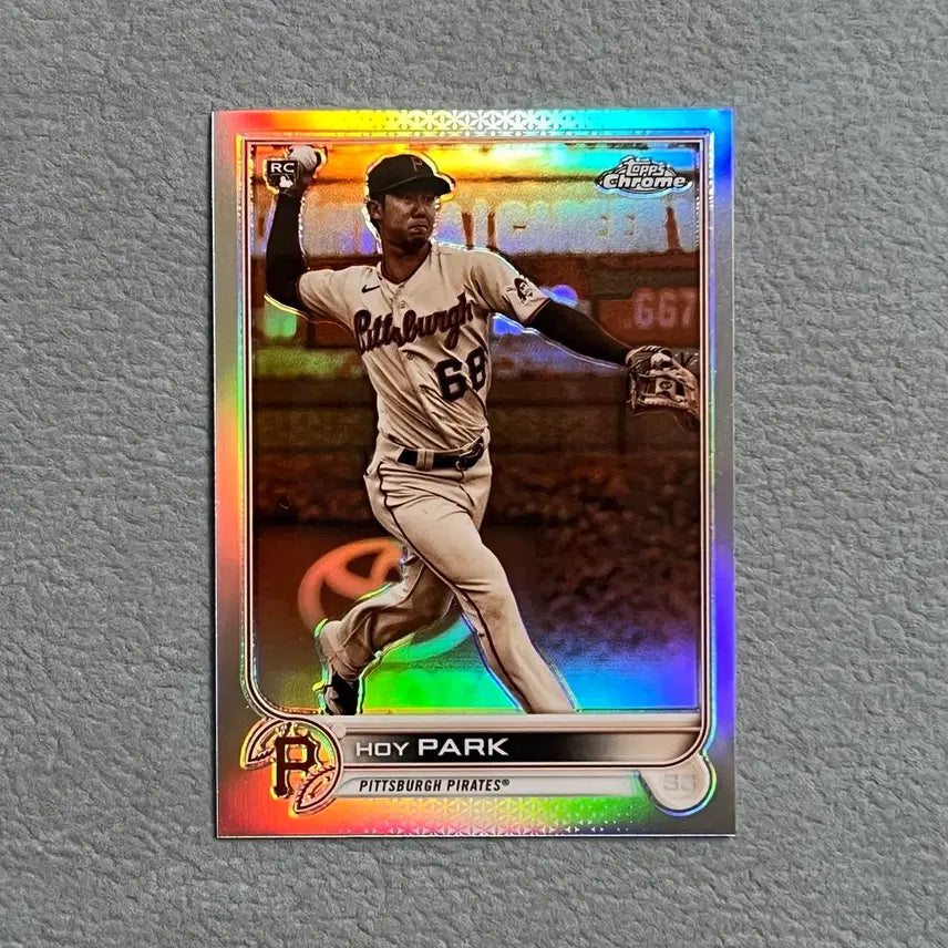 [BUNJANG] MLB Pittsburgh Pirates Park Hyo-jun 2022 Topps Rookie Card / MLB)2022 탑스 피츠버그 박효준 루키