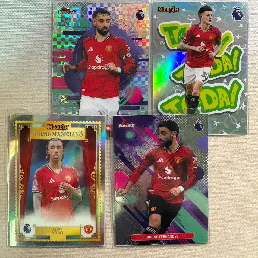 [BUNJANG] Manchester United Football Cards (Topps Chrome, Merlin, Finest) / 맨체스터 유나이티드 축구 카드( 탑스 크롬,멀린,파이니스트 )