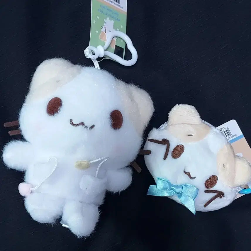 [BUNJANG] Fluffy Marshmallow Cat Keychain / 마시멜로같은 푹신한 야옹이키링