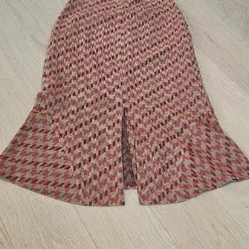 [BUNJANG] Time Pattern Long Skirt / 타임 패턴 롱 스커트