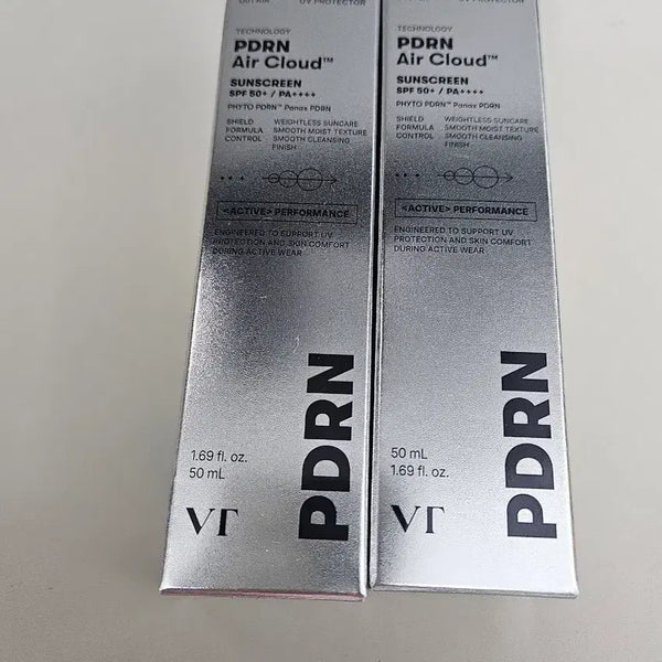 [BUNJANG] VT PDRN Air Cloud Sunscreen 50ml+50ml / VT 피디알엔 에어 클라우드 선스크린 50ml+50ml