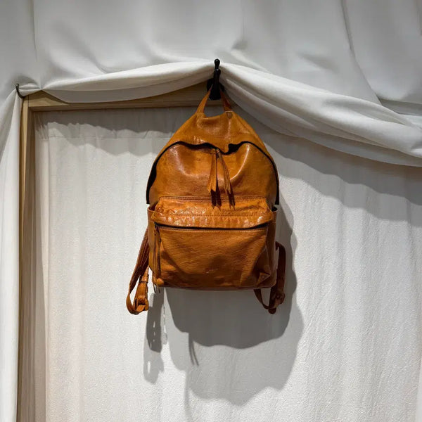 [BUNJANG] Genten Leather Backpack / (FREE) 겐텐 가죽 백팩