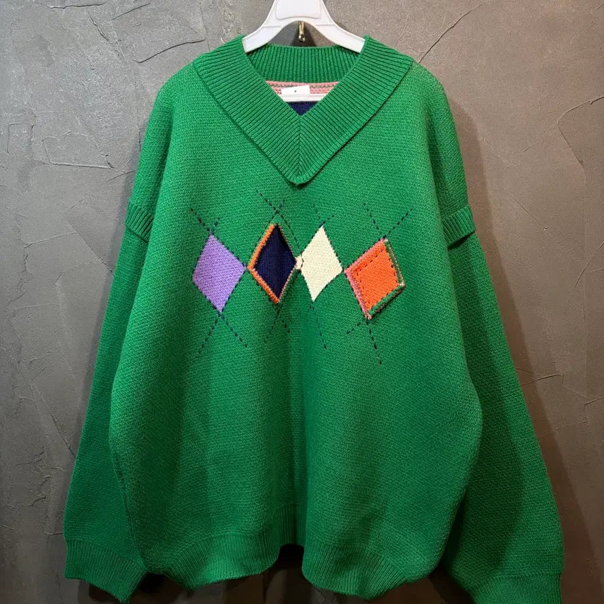 [BUNJANG] Ader Error 20FW Splendor Argyle Knit / [A1] 20FW 아더에러 Ader 스플렌더 아가일 니트