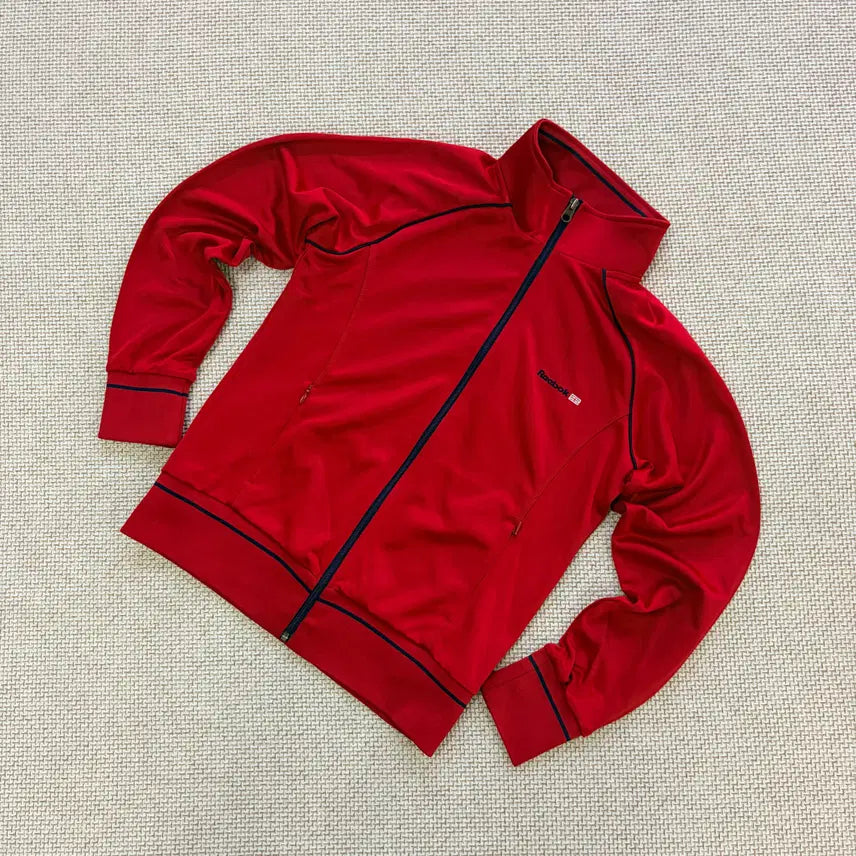[BUNJANG] Reebok Women's Track Top Zip-Up Jacket / 100 리복 여성 트랙탑 집업 자켓 0820D1