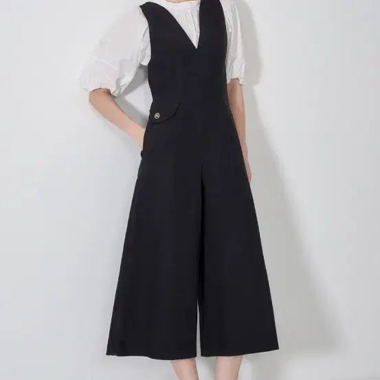 [BUNJANG] Mine Blouse Jumpsuit Set / 마인블라우스 점프수트세트