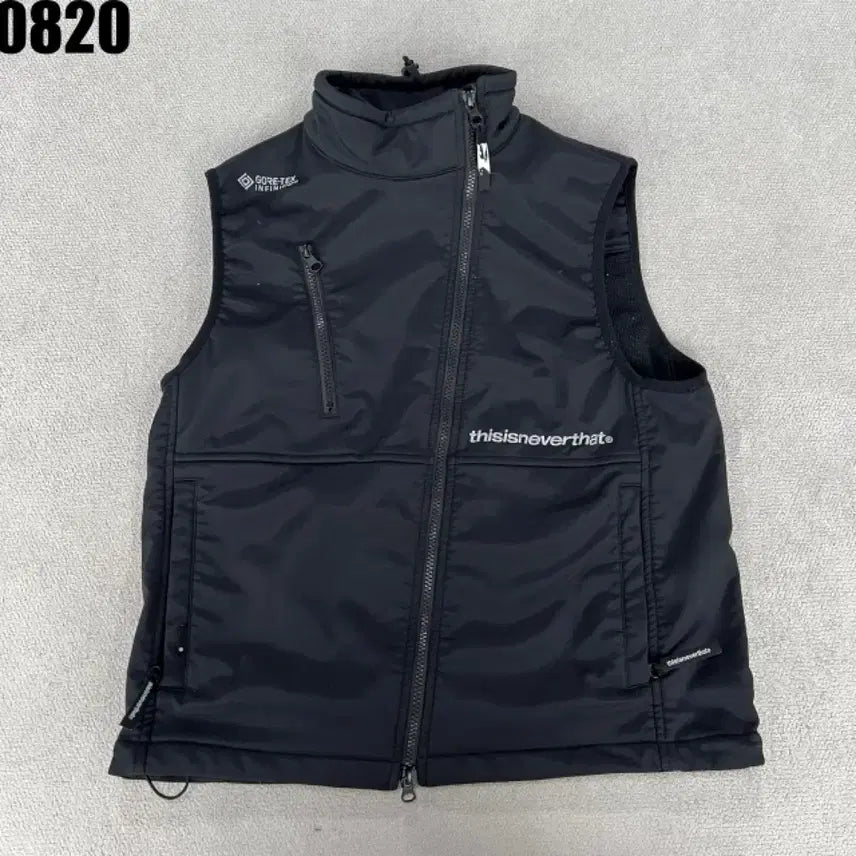 [BUNJANG] Thisisneverthat GORE-TEX INFINIUM Vest Black S / 디스이즈네버댓 고어텍스 인피니움 베스트 블랙 S