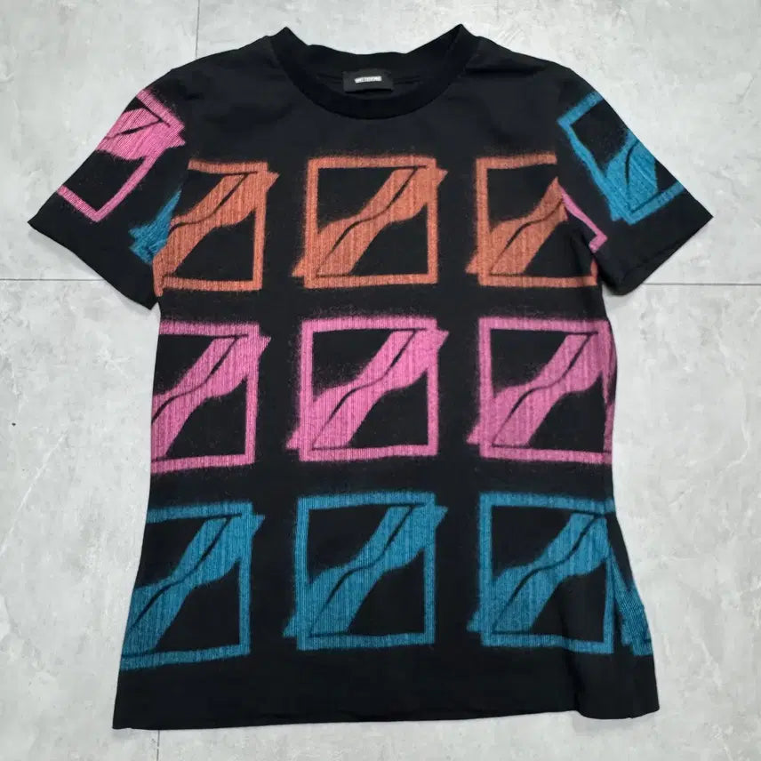 [BUNJANG] WE11DONE Knit Short Sleeve T-Shirt / 100 웰던 WE11DONE 니트 반팔 티셔츠