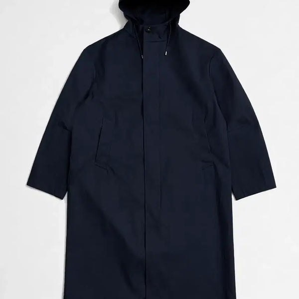 [BUNJANG] Mackintosh Wolfson Hooded Coat Navy Cotton / 맥킨토시 WOLFSON 울프슨 후디드 코트 네이비
