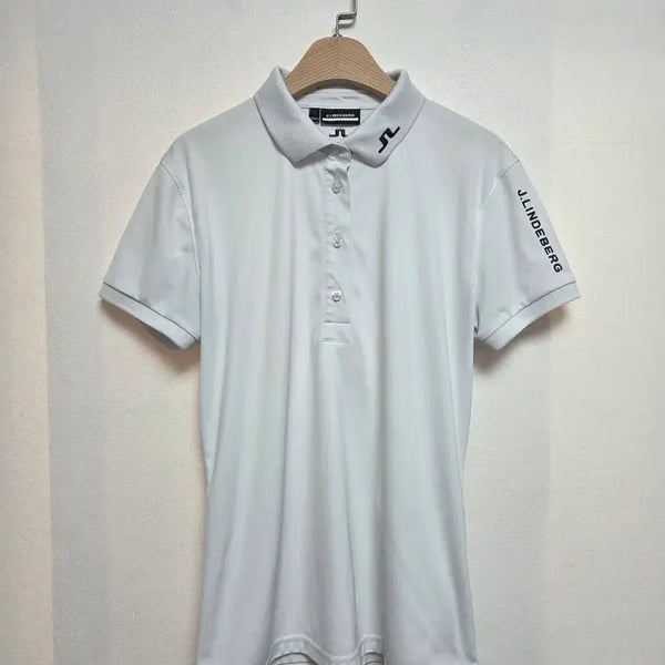[BUNJANG] J.Lindeberg Women's Tourtech Polo Short Sleeve T-Shirt White (L) / 제이린드버그 여성 골프 투어테크 폴로 반팔티 화이트(L) 260820_6