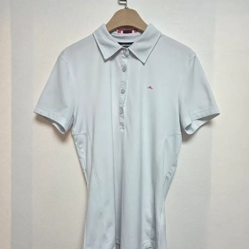 [BUNJANG] J.LINDEBERG Jocelyn Polo Short Sleeve T-Shirt White (M) / 제이린드버그 여성 골프 조셀린 폴로 반팔티 화이트(M) 260820_8