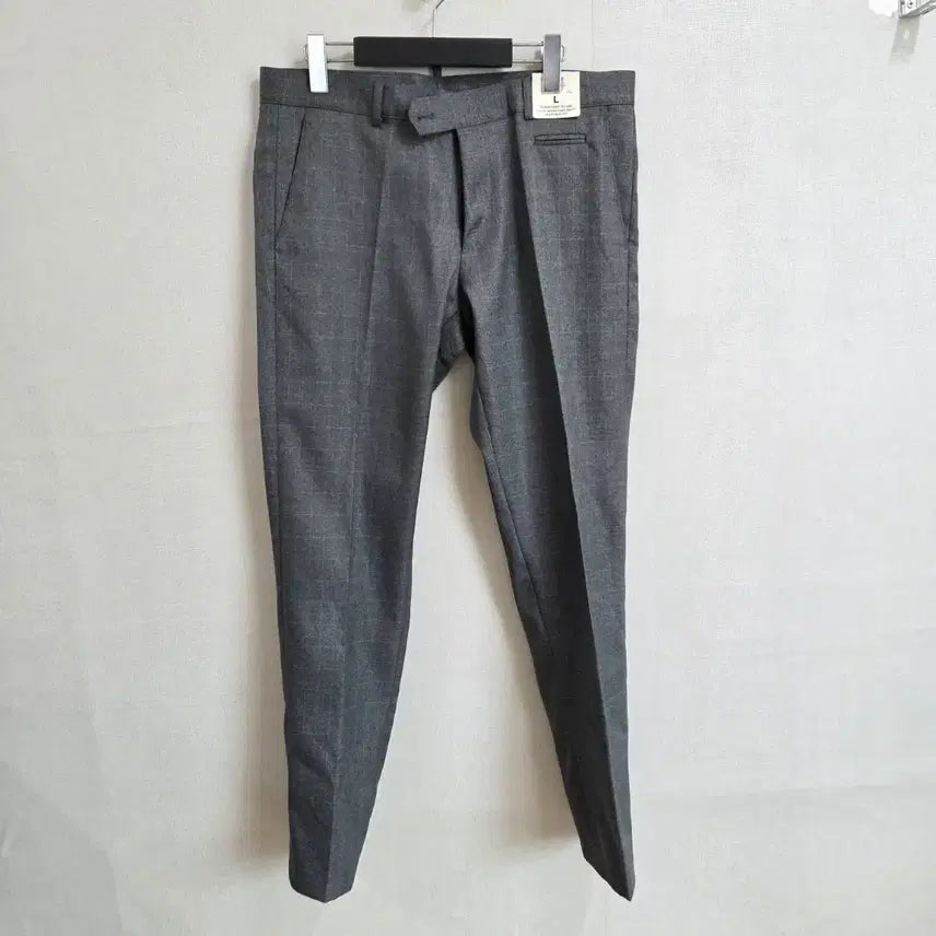 [BUNJANG] Men's Grey Spring/Autumn Slacks L / 남성 그레이 슬랙스 춘추 정장 바지 L  JJ3545