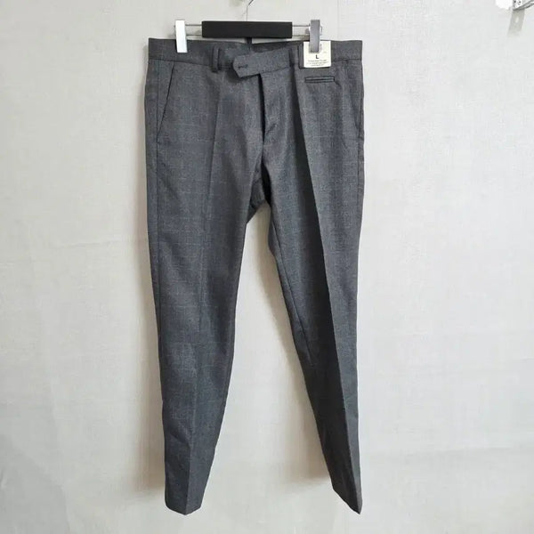 [BUNJANG] Men's Grey Spring/Autumn Slacks L / 남성 그레이 슬랙스 춘추 정장 바지 L  JJ3545