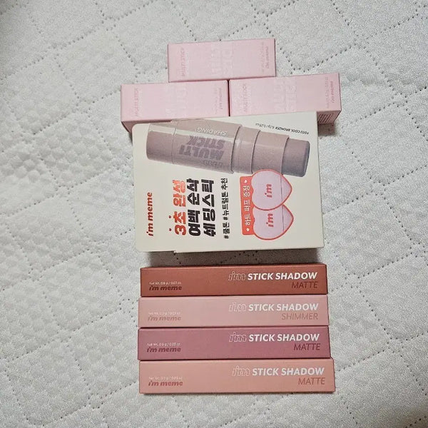 [BUNJANG] I'M MEME Shading Stick & Stick Shadow Set (4 shades) & Highlighter (3 pieces) / 아임미미  쉐딩스틱& 스틱섀도우 4종& 하이라이터  3개