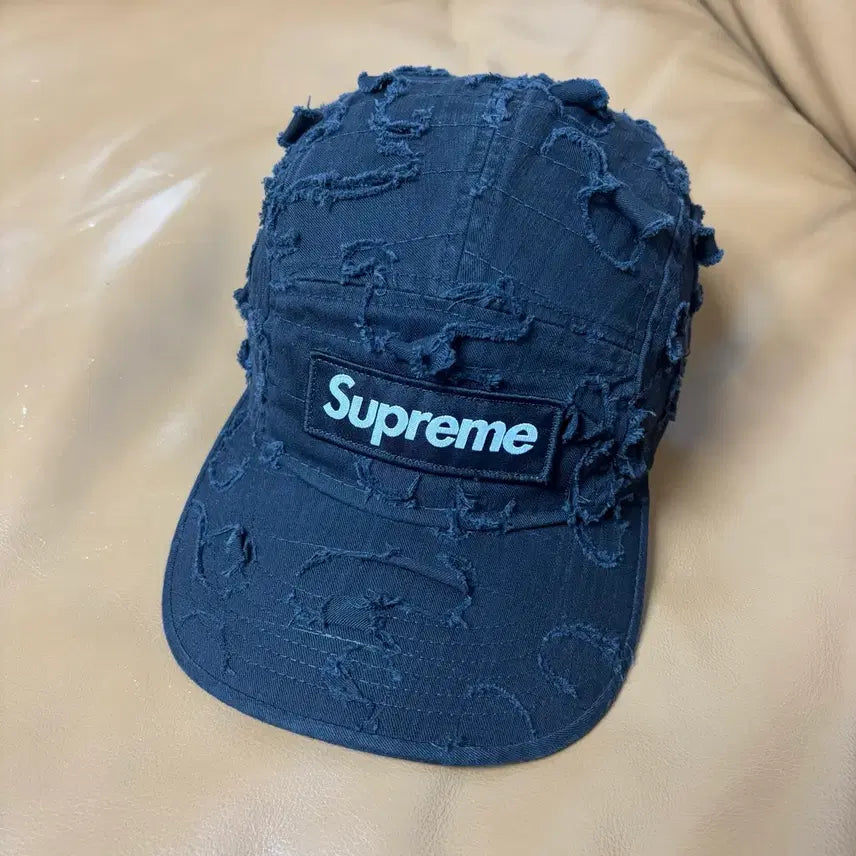 [BUNJANG] Supreme 22FW Griffin Box Logo Camp Cap Black / 슈프림 캠프캡 모자 박스로고 그리핀 블랙 22FW
