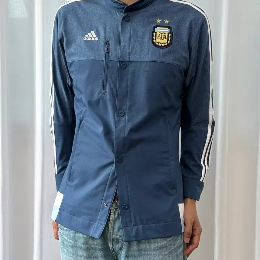 [BUNJANG] Adidas Argentina National Team Windbreaker / [S]아디다스 아르헨티나 국가대표 바람막이