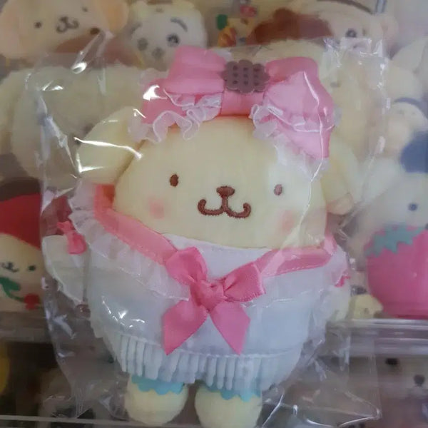 [BUNJANG] Sanrio Pompompurin "Munyu Gurumi" Mascot Plush Doll / 폼폼푸린 무뉴구루미 환대 마스코트 인형 (산리오)
