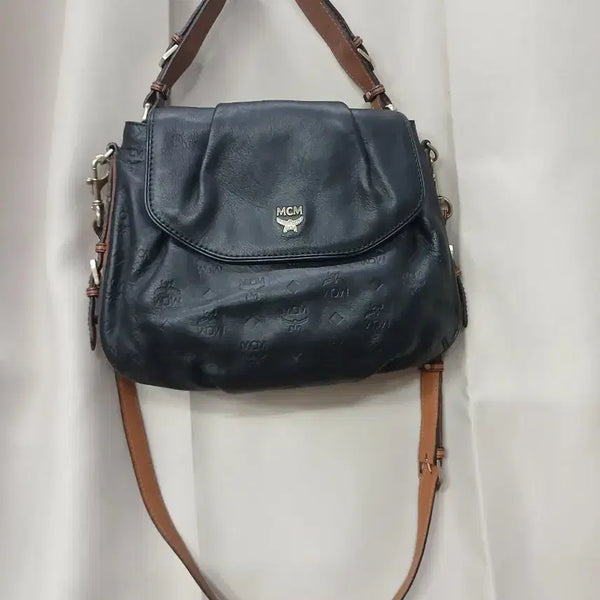 [BUNJANG] MCM Visetos Shoulder Bag Black / MCM 엠씨엠 비세토스 숄더백 블랙