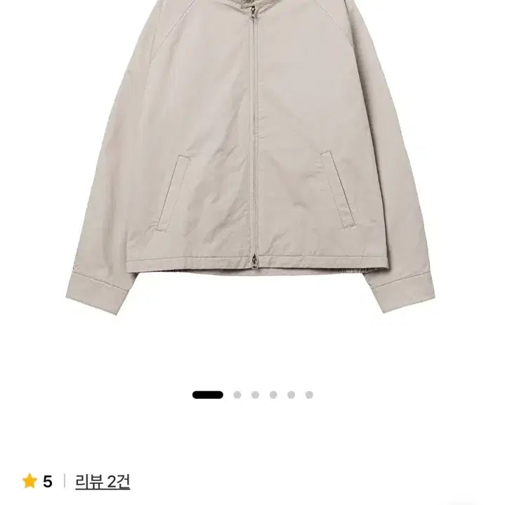 [BUNJANG] Steadyeverywhere Cotton Harrington Jacket Sand Beige / 스테디에브리웨어 코튼 해링턴 자켓 샌드 베이지
