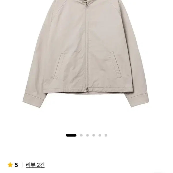 [BUNJANG] Steadyeverywhere Cotton Harrington Jacket Sand Beige / 스테디에브리웨어 코튼 해링턴 자켓 샌드 베이지