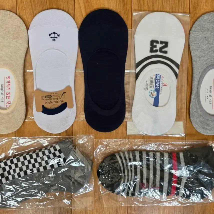 [BUNJANG] Men's Ankle Socks 7-Pack / 남성용 덧신 5개 + 덤 2개