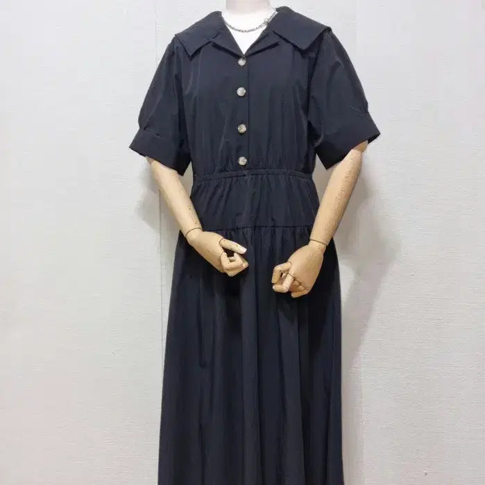 [BUNJANG] Paprika Black Long Dress / 파프리카 블랙 롱 원피스
