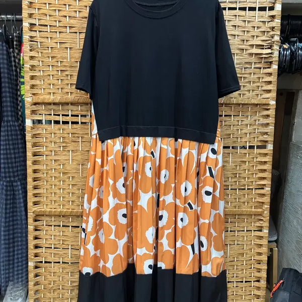 [BUNJANG] Marimekko Style Pattern Maxi Dress / 원피스