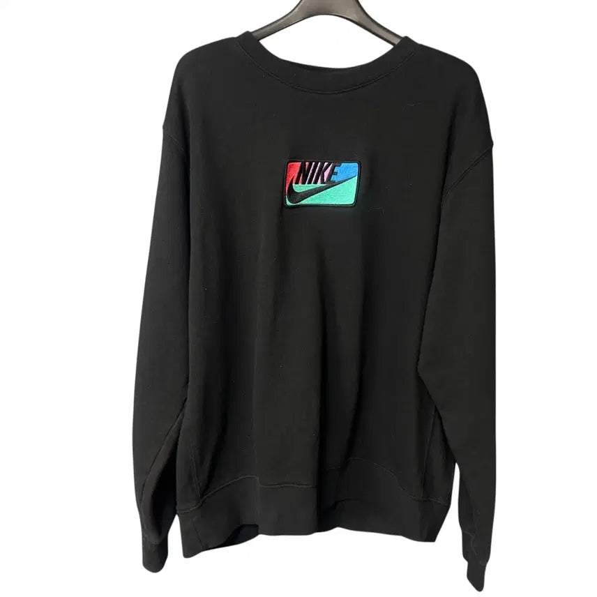[BUNJANG] Nike Logo Black Sweatshirt T-Shirt XL / XL 나이키 로고 블랙 맨투맨 티셔츠