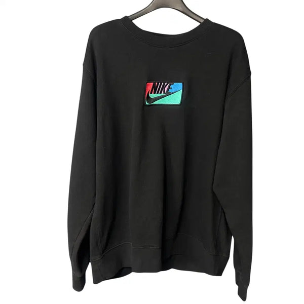 [BUNJANG] Nike Logo Black Sweatshirt T-Shirt XL / XL 나이키 로고 블랙 맨투맨 티셔츠