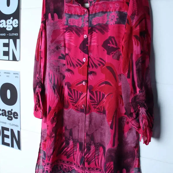 [BUNJANG] W(L-F) Vintage French Pattern Shirt 90s / W(L-F) 브랜드빈티지 셔츠 남방 90S년대 프랑스 패턴-H37033