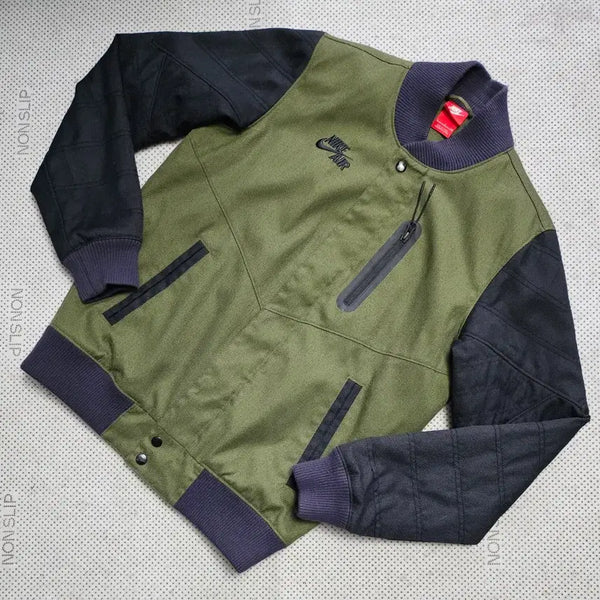 [BUNJANG] Nike Air Bomber Jacket Olive Black / 나이키 에어 봄버 자켓 올리브 블랙