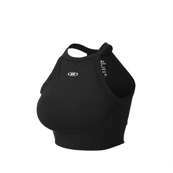 [BUNJANG] Born to Win W Symbol B Halter Bra Top Size 2 / 본투윈  W SYMBOL B 홀터 브라탑 2사이즈