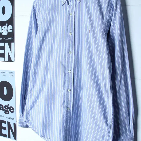 [BUNJANG] Polo Ralph Lauren Striped Shirt / (S-M) 폴로 랄프로렌 셔츠 남방 USA 스트라이프-H37035