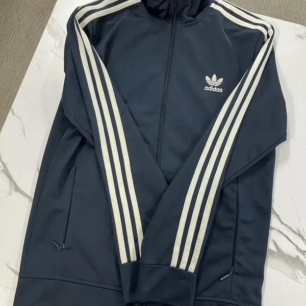 [BUNJANG] Adidas Track Top Jersey Navy Size 105 / 아디다스 트랙탑 져지 네이비 105