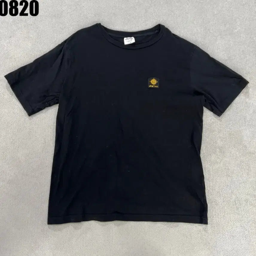 [BUNJANG] Jeep Black Cotton T-Shirt XL / 지프 반팔티 검정 XL