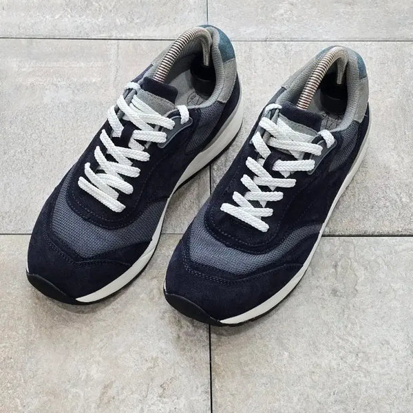 [BUNJANG] Massimo Dutti Suede Navy Low-Top Sneakers / (265)마시모두띠 스웨이드 네이비 로우톱 스니커즈