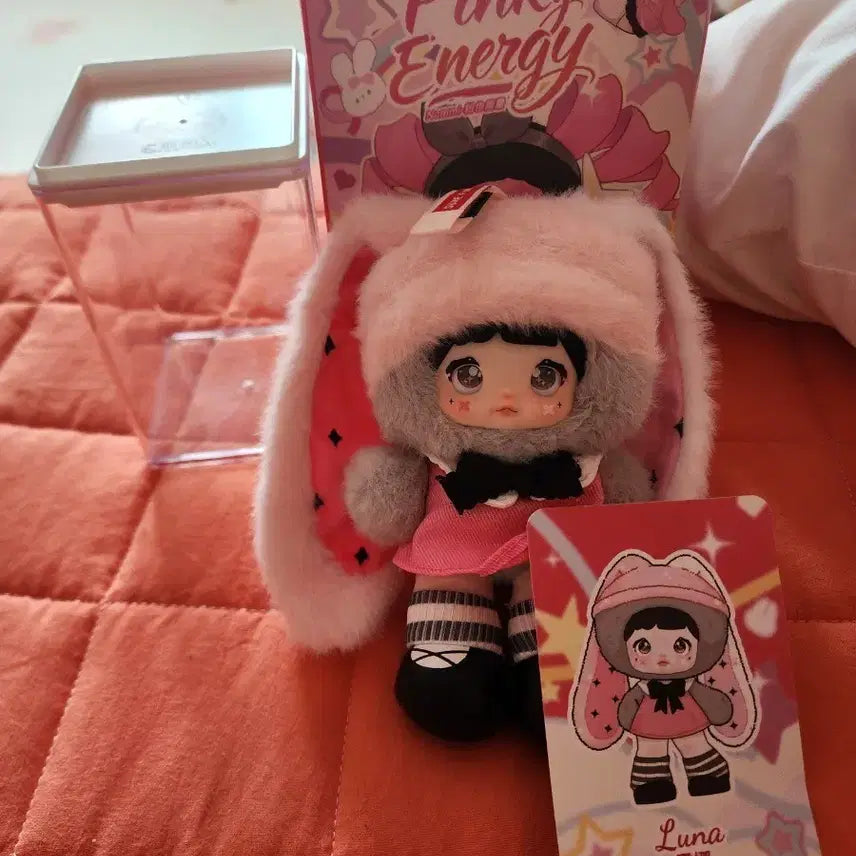 [BUNJANG] Nomi Pink Energy Figure with Card and Case / 노미 핑크 에너지