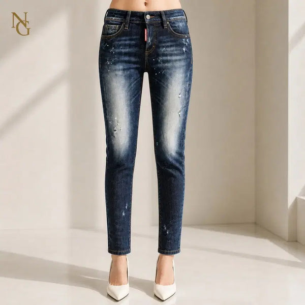 [BUNJANG] Dsquared2 Jennifer Wash Denim Jeans (Size 36/44) / [정품/당일출고] 디스퀘어드2 워싱 제니퍼 데님진 청바지 36 / 44